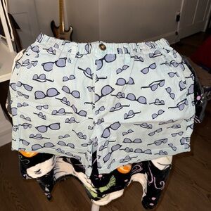 George Men’s Light Blue Shorts with Sunglasses Pattern